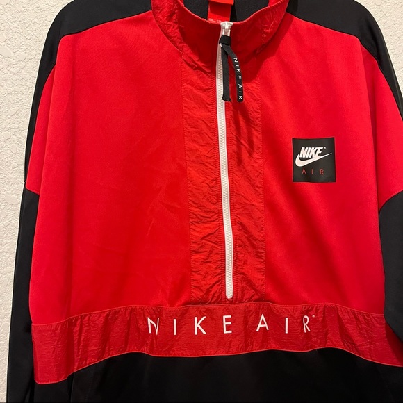 Nike Air Half Zip Pullover Jacket Red 